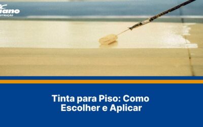 Tinta para Piso: Como Escolher e Aplicar