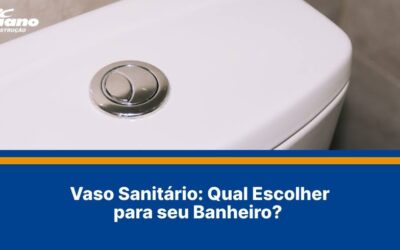Vaso Sanitário: Qual Escolher para seu Banheiro